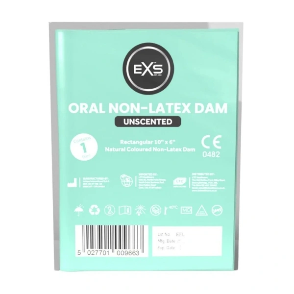 EXS Oral latex Slicklapp Naturell