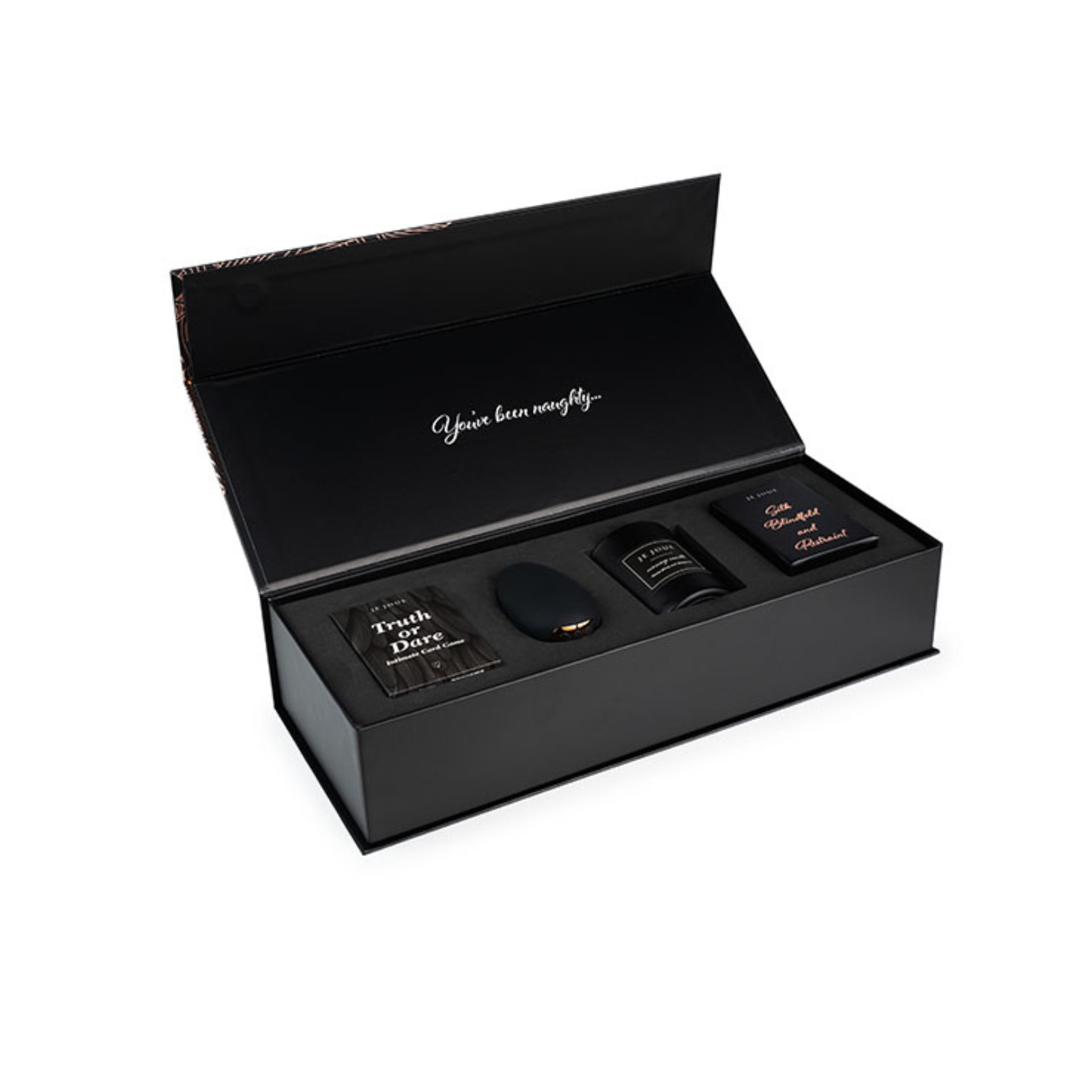 JJ Love Box Sensuell box med 4 sinnliga lusthöjande produkter
