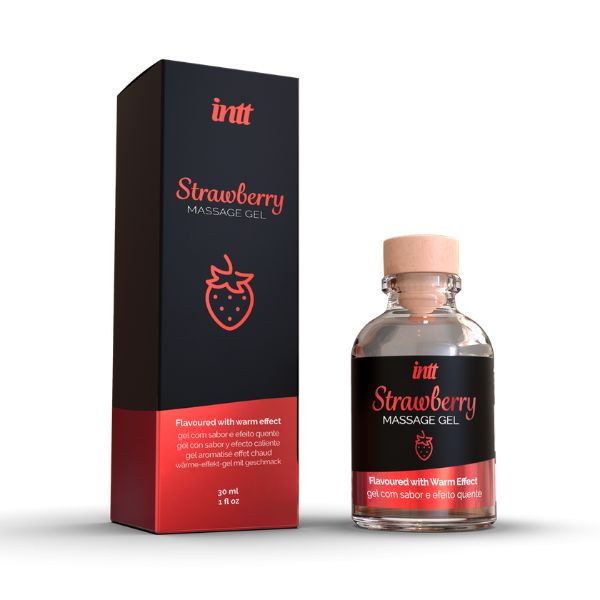 Värmande Massagegel Jordgubb