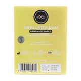 EXS Oral latex Slicklapp Banan