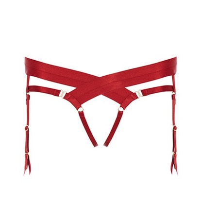 Bondage Harness Brief Röd