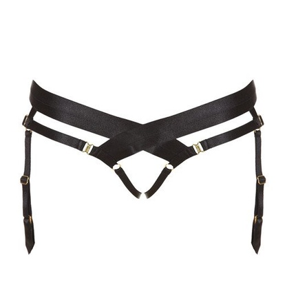 Bondage Harness Brief Svart