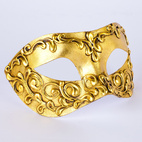 Venetiansk Mask Metallisk