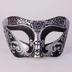 Venetiansk mask i metallskimmer
